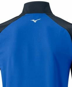 Mizuno Winter Breeze Bloc 1/4 Zip Pullover - Blue 10 Mizuno Winter Breeze Bloc 1/4 Zip Pullover - Blue -Second Hand Clubs Sales mizuno winter breeze bloc quarter zip pullover blue 4