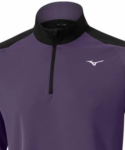 Mizuno Winter Breeze 1/4 Zip Pullover - Purple 9 Mizuno Winter Breeze 1/4 Zip Pullover - Purple -Second Hand Clubs Sales mizuno winter breeze quarter zip pullover purple 3