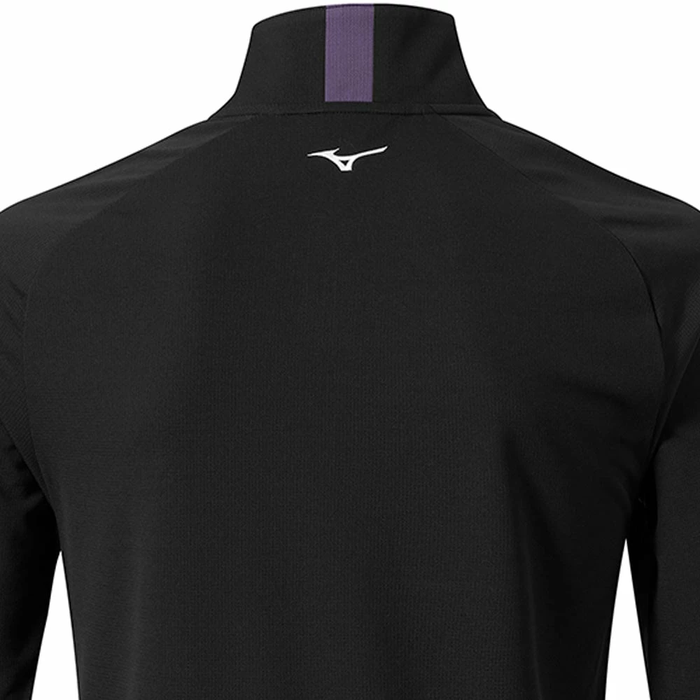 Mizuno Winter Breeze 1/4 Zip Pullover - Purple 6 Mizuno Winter Breeze 1/4 Zip Pullover - Purple - Image 4