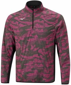 Mizuno Winter Stretch 1/4 Zip Jacket - Pink