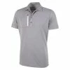 Galvin Green Morton Polo Shirt - Sharkskin/White 2 Galvin Green Morton Polo Shirt - Sharkskin/White -Second Hand Clubs Sales morton front g126507 png