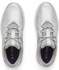 Under Armour Charged Breathe Spikeless Ladies Shoes - White/Silver 10 Under Armour Charged Breathe Spikeless Ladies Shoes - White/Silver -Second Hand Clubs Sales mvvq6nxu jpeg