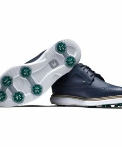 FootJoy Traditions Spiked Shoes - Navy -Second Hand Clubs Sales navy 5 1