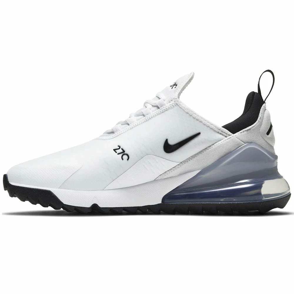 Nike Air Max 270 G Spikeless Shoes - White/Black/Platinum 3 Nike Air Max 270 G Spikeless Shoes - White/Black/Platinum