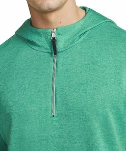 Nike Dri-FIT 1/2 Zip Hoodie - Neptune Green/Brushed Silver -Second Hand Clubs Sales nike dri fit 12 zip hoodie neptune greenbrushed silver 3