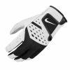 Nike Tech Extreme VII Reg Leather Glove - White/Black -Second Hand Clubs Sales nike tech extreme vii reg left hand glove 1