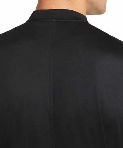 Nike Dri-FIT Victory Blade Polo Shirt - Black/White -Second Hand Clubs Sales nike victory blade polo black white 5 1