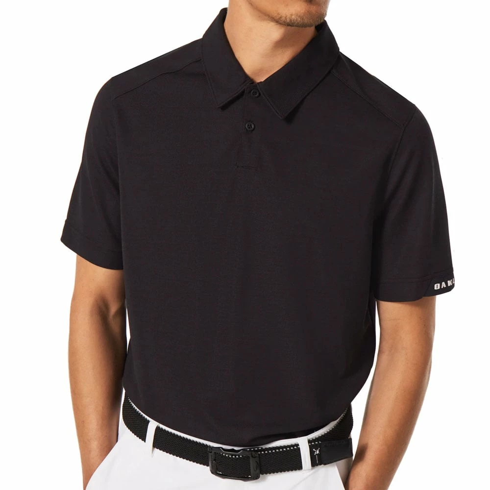 Oakley Aero Ellipse Polo Shirt 2.0 - Blackout 6 Oakley Aero Ellipse Polo Shirt 2.0 - Blackout - Image 4