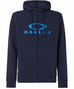 Oakley Bark Full Zip Hoodie 2.0 - Fathom/Ozone -Second Hand Clubs Sales oakley bark fz hoodie 2.0 fathomozone 1