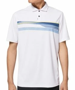 Oakley Dimension Stripe RC Polo Shirt - White