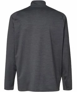 Oakley Gravity Range 1/4 Zip Pullover - Blackout Heather -Second Hand Clubs Sales oakley gravity range 14 zip pullover blackout heather 2
