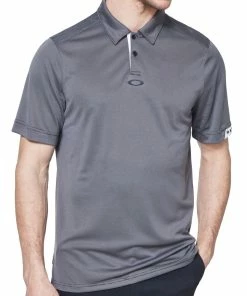 Oakley Gravity SS Polo Shirt 2.0 - Blackout -Second Hand Clubs Sales oakley gravity ss polo shirt 2.0 blackout 3 1 3 1