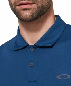 Oakley Icon TN Protect RC Polo Shirt - Poseidon -Second Hand Clubs Sales oakley icon tn protect rc polo shirt poseidon 4