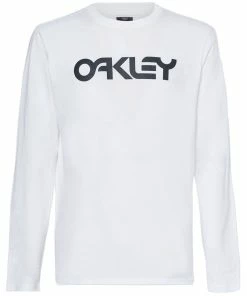 Oakley Mark II Long-Sleeved T-Shirt - White/Black -Second Hand Clubs Sales oakley mark ii ls tee white black 1