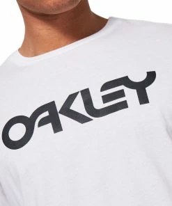 Oakley Mark II Long-Sleeved T-Shirt - White/Black -Second Hand Clubs Sales oakley mark ii ls tee white black 4