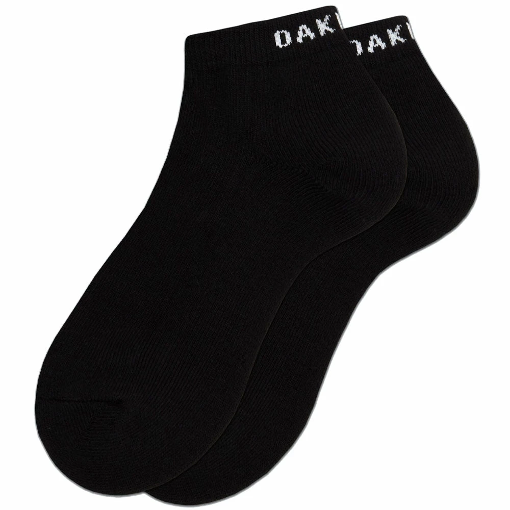 Oakley Short Solid Socks (3 Pack) - Blackout 4 Oakley Short Solid Socks (3 Pack) - Blackout - Image 2