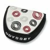 Odyssey Mallet Swirl Golf Putter Headcover - White -Second Hand Clubs Sales odyssey mallet putter cover white swirl 3 13