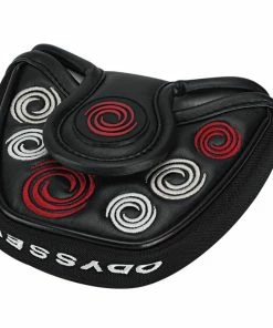 Odyssey Mallet Swirl Golf Putter Headcover - Black -Second Hand Clubs Sales odyssey mallet swirl golf putter headcover black 2