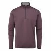 Oscar Jacobson Thorpe 1/2 Zip Fleece Pullover Top - Plum 1 Oscar Jacobson Thorpe 1/2 Zip Fleece Pullover Top - Plum -Second Hand Clubs Sales ojtop0012 thorpe plum 01 6