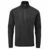 Oscar Jacobson Richmond 1/2 Zip Windproof Jacket - Black -Second Hand Clubs Sales ojtop0015 richmond black 01 png