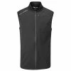 Oscar Jacobson Rowland Sleeveless Lightweight Jacket - Black -Second Hand Clubs Sales ojtop0027 black ex1. x1000