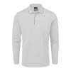 Oscar Jacobson Sheldon Long Sleeve Polo Shirt - White -Second Hand Clubs Sales ojts0012 sheldon white 01 png