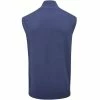Oscar Jacobson Bob 1/2 Zip Sleeveless Pullover - Navy