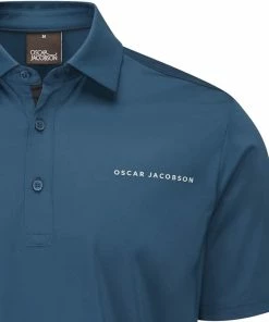 Oscar Jacobson Chap II Tour Polo Shirt - Teal/Black -Second Hand Clubs Sales oscar jacobson chap ii tour polo shirt tealblack 3
