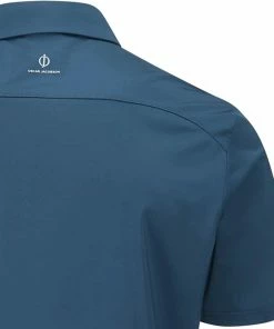 Oscar Jacobson Chap II Tour Polo Shirt - Teal/Black -Second Hand Clubs Sales oscar jacobson chap ii tour polo shirt tealblack 4