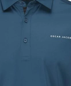 Oscar Jacobson Chap II Tour Polo Shirt - Teal/Black -Second Hand Clubs Sales oscar jacobson chap ii tour polo shirt tealblack 5