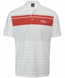 Oscar Jacobson Croft Polo Shirt - Jewel Red/Lunar Grey