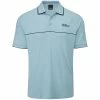 Oscar Jacobson Crompton Polo Shirt - Cool Blue/Navy -Second Hand Clubs Sales oscar jacobson crompton polo shirt cool bluenavy 1