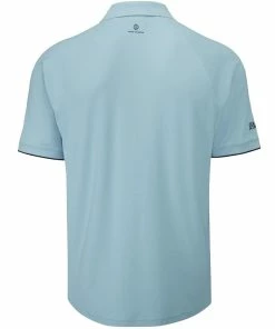 Oscar Jacobson Crompton Polo Shirt - Cool Blue/Navy -Second Hand Clubs Sales oscar jacobson crompton polo shirt cool bluenavy 2