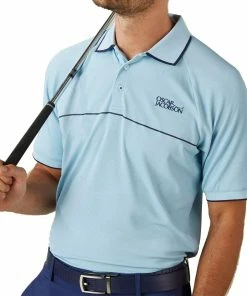 Oscar Jacobson Crompton Polo Shirt - Cool Blue/Navy -Second Hand Clubs Sales oscar jacobson crompton polo shirt cool bluenavy 3