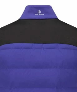 Oscar Jacobson Randal Full Zip Padded Gilet - Admiral Blue/Black -Second Hand Clubs Sales oscar jacobson full zip padded gilet admiral blue black 4