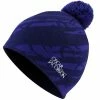 Oscar Jacobson Memphis Knitted Bobble Hat - Navy/Royal Blue -Second Hand Clubs Sales oscar jacobson memphis knitted bobble hat navy 1