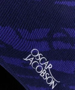 Oscar Jacobson Memphis Knitted Bobble Hat - Navy/Royal Blue -Second Hand Clubs Sales oscar jacobson memphis knitted bobble hat navy 2