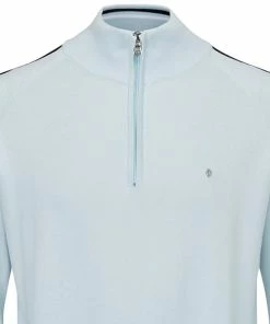 Oscar Jacobson Repton Pin Pullover - Cool Blue/Navy/White -Second Hand Clubs Sales oscar jacobson repton pin pullover cool blue navy white 3