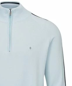 Oscar Jacobson Repton Pin Pullover - Cool Blue/Navy/White -Second Hand Clubs Sales oscar jacobson repton pin pullover cool blue navy white 5
