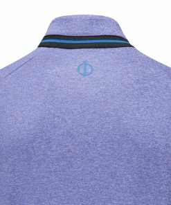 Oscar Jacobson Tarren Mid Layer 1/2 Zip Pullover - Blue Marl 9 Oscar Jacobson Tarren Mid Layer 1/2 Zip Pullover - Blue Marl -Second Hand Clubs Sales oscar jacobson tarren mid layer pullover blue marl 4