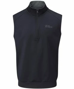 Oscar Jacobson Trent Tour Sleeveless Midlayer - Black