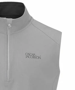 Oscar Jacobson Trent Tour Sleeveless Midlayer - Light Grey/Black 11 Oscar Jacobson Trent Tour Sleeveless Midlayer - Light Grey/Black -Second Hand Clubs Sales oscar jacobson trent tour sleeveless midlayer light grey black 5