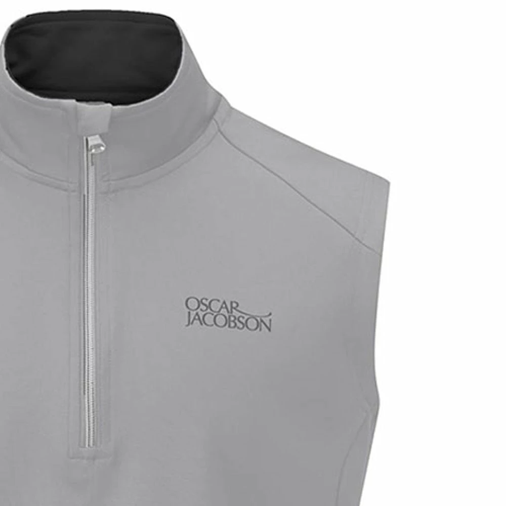 Oscar Jacobson Trent Tour Sleeveless Midlayer - Light Grey/Black 7 Oscar Jacobson Trent Tour Sleeveless Midlayer - Light Grey/Black - Image 5