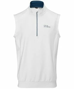 Oscar Jacobson Trent Tour Sleeveless Midlayer - White