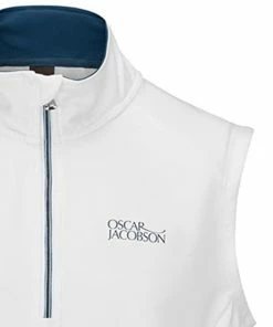 Oscar Jacobson Trent Tour Sleeveless Midlayer - White 11 Oscar Jacobson Trent Tour Sleeveless Midlayer - White -Second Hand Clubs Sales oscar jacobson trent tour sleeveless midlayer white 5