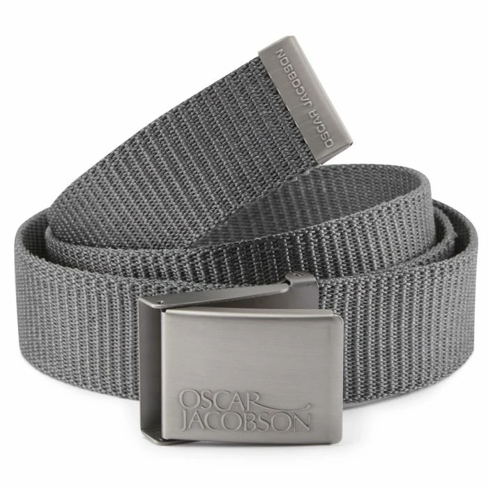 Oscar Jacobson Webbing Belt - Grey 3 Oscar Jacobson Webbing Belt - Grey