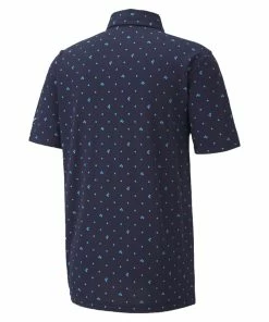 Puma Pique Polo Shirt - Peacoat -Second Hand Clubs Sales piqu p men s golf polo 1 1