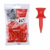 Masters Plastic Graduated 1 1/4 Inch Red Tees - Pack Of 35 -Second Hand Clubs Sales plastic graduated tees 1 1 4 bag 35 red 4