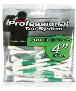 Masters Pride Professional Tees 4" (Pack Of 12) - Green