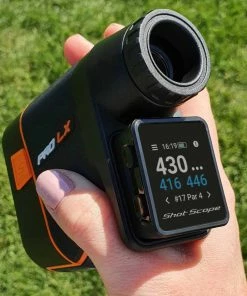 Shot Scope PRO LX+ Laser Rangefinder And H4 Handheld GPS - Orange -Second Hand Clubs Sales pro lx orange 3 1